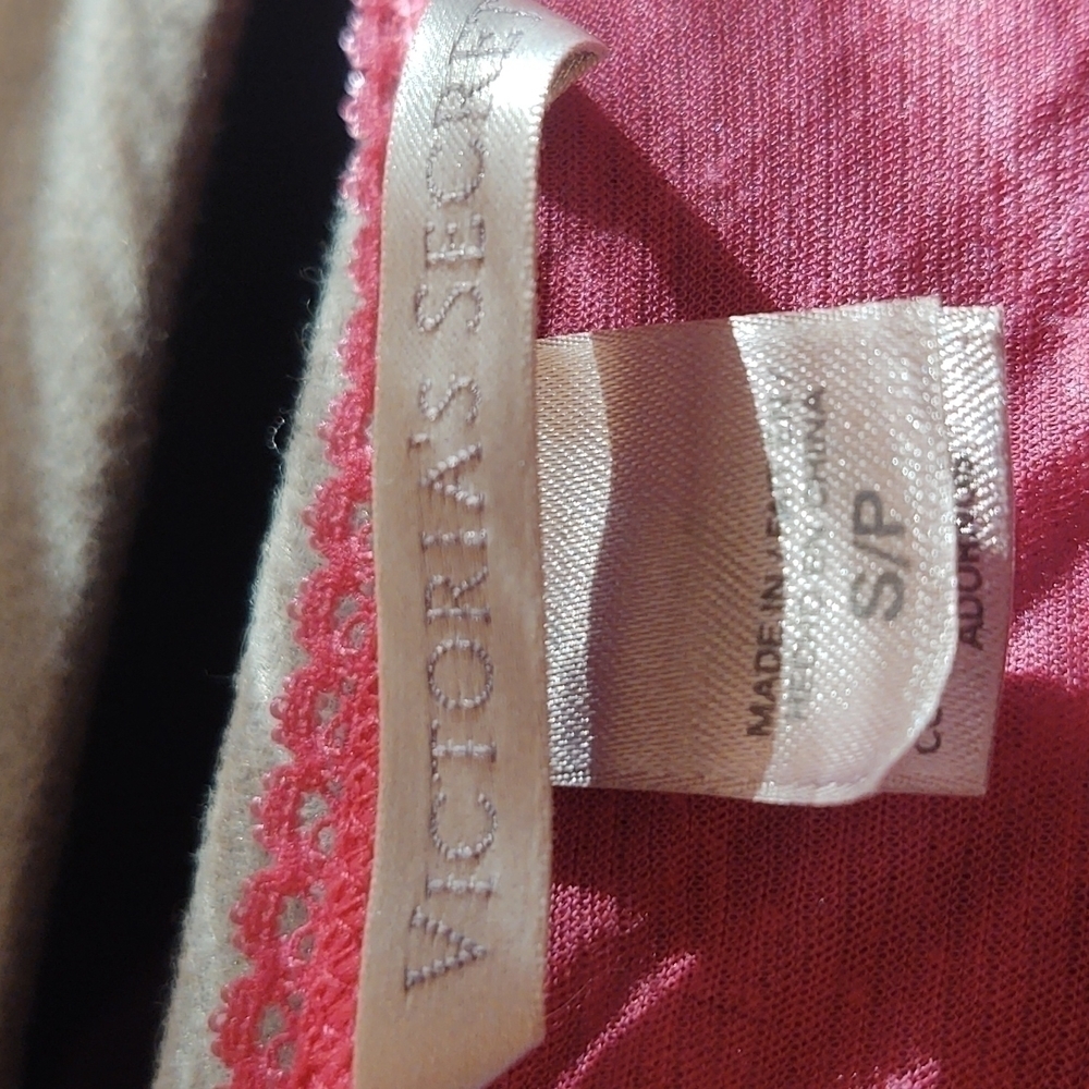 Victoria's Secret Hot Pink Babydoll Tiered Camisole Sz S - Picture 4 of 5